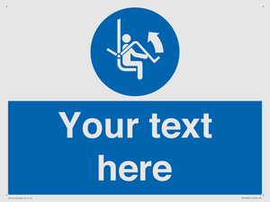 Custom Mandatory: Open safety bar of chairlift